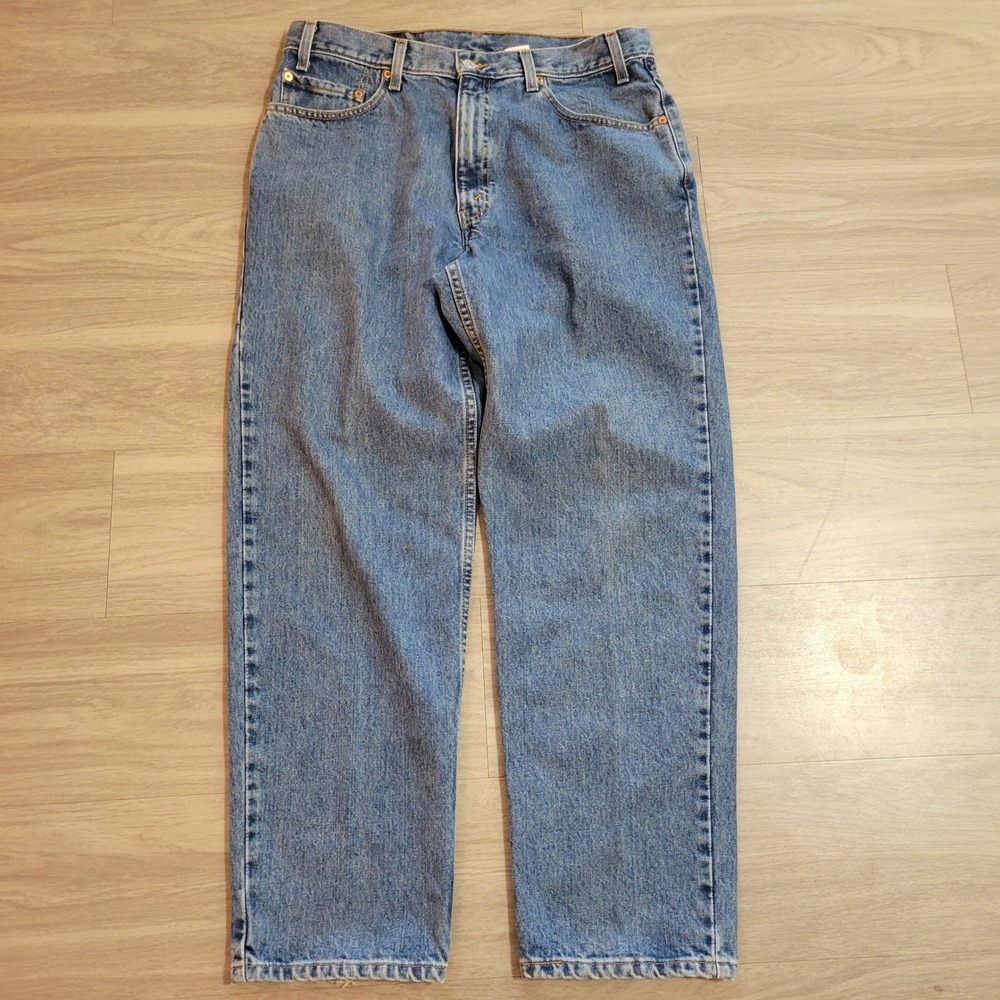 VTG '99 Levis 550 Relaxed Fit Jeans Men's 36x30(Actual 33x30) Denim Jeans - Picture 2 of 6